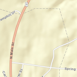 101-199 Spencer Street Calhoun City MS Street Map