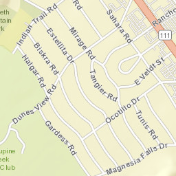 Rancho Mirage California Street Map