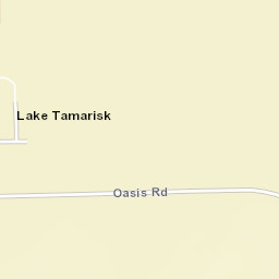 Lake Tamarisk California Street Map