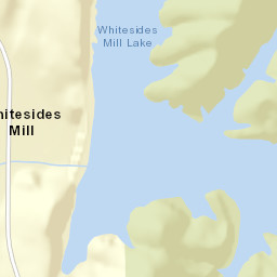 Whitesides Mill Alabama Street Map