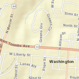 100-198 North Spring Street, Washington Street Map