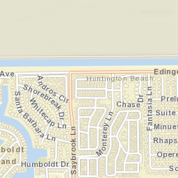 Huntington Harbor Mobile Home Park California Street Map