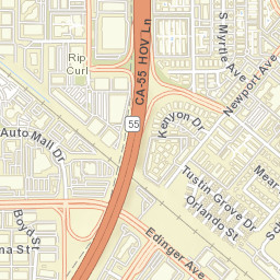 Aliso California Street Map
