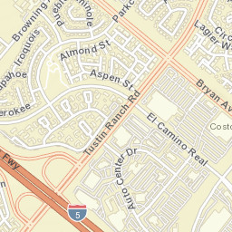 Browning California Street Map