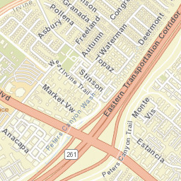 Myford California Street Map