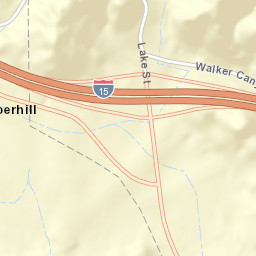 Alberhill California Street Map