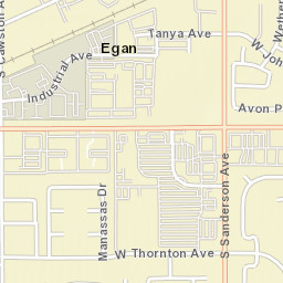 Egan California Street Map
