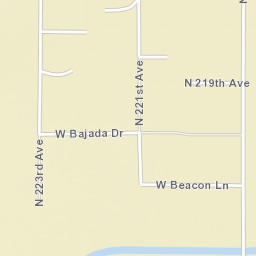 25590-25630 Crozier Road, Wittmann, AZ Street Map