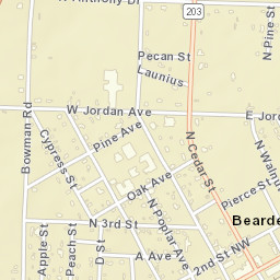 100-198 Pine, Bearden, AR 71720, USA Street Map