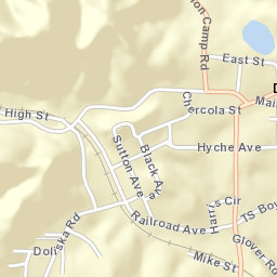 Dora Alabama Street Map