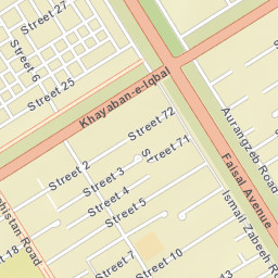 Islamabad Street Map