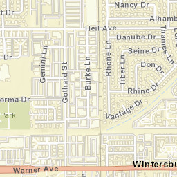 Wintersburg California Street Map