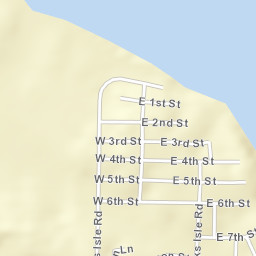 Jacks Isle Arkansas Street Map