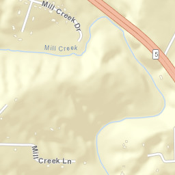 Mill Creek Estates Alabama Street Map