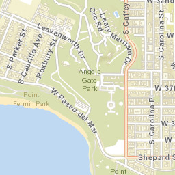3804 S Gaffey St, San Pedro, CA 90731, Street Map