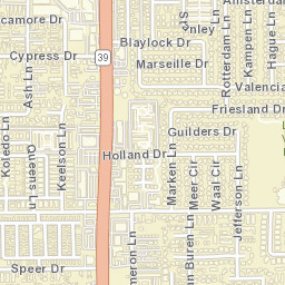 Liberty Park California Street Map