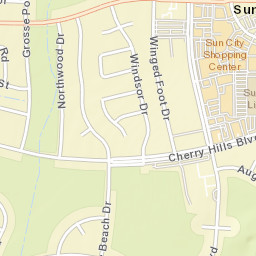 Sun City California Street Map