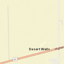 Desert Wells Arizona Street Map