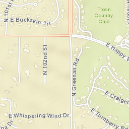 Troon Arizona Street Map