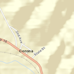 Corona Alabama Street Map