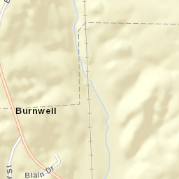 Burnwell Alabama Street Map