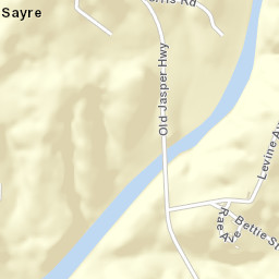 West Sayre Alabama Street Map