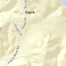 Sayre Alabama Street Map