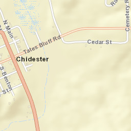 Chidester Arkansas Street Map