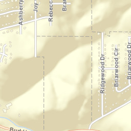 Ridgewood Alabama Street Map