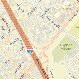 The Meadows California Street Map