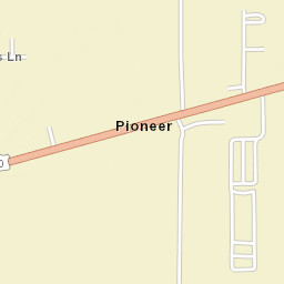 Pioneer Arizona Street Map