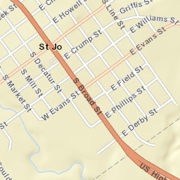 South Main Street, Saint Jo, TX 76265, USA Street Map