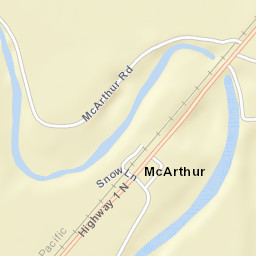 McArthur Arkansas Street Map