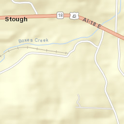 Stough Alabama Street Map