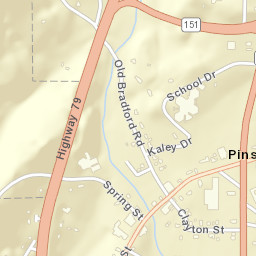 Pinson Alabama Street Map