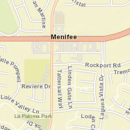 Menifee Lakes California Street Map