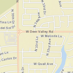 22165-22271 N 32nd Ave Phoenix AZ Street Map