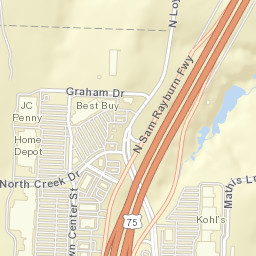 4111 U.S. 75, Sherman, TX 75090, USA Street Map