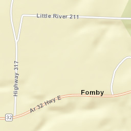 Fomby Arkansas Street Map