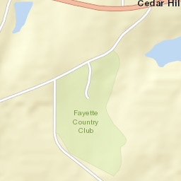 Cedar Hill Alabama Street Map