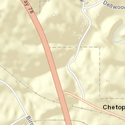 Chetopa Alabama Street Map