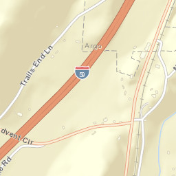 Argo Alabama Street Map