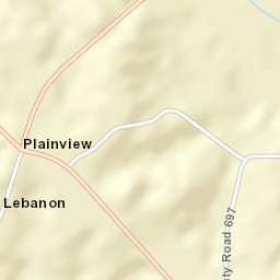 Lebanon Alabama Street Map