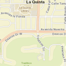 78101-78179 Avenue 52, La Quinta, CA Street Map