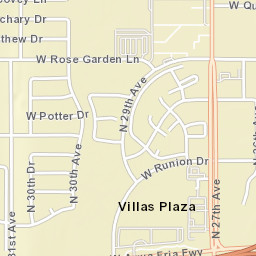 Villas Plaza Arizona Street Map