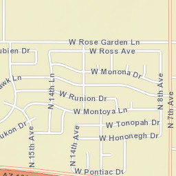 1324 W Hononegh Dr Phoenix AZ Street Map