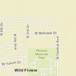 Wild Flower Arizona Street Map
