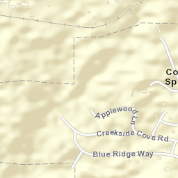 Copper Springs Alabama Street Map