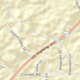 Crockertown Alabama Street Map