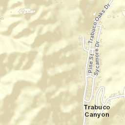 Trabuco Canyon California Street Map